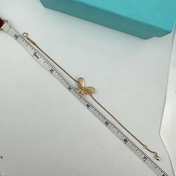 Tiffany & Co. Love Bugs Butterfly Bracelet 18k Rose Gold - Picture 9 of 10